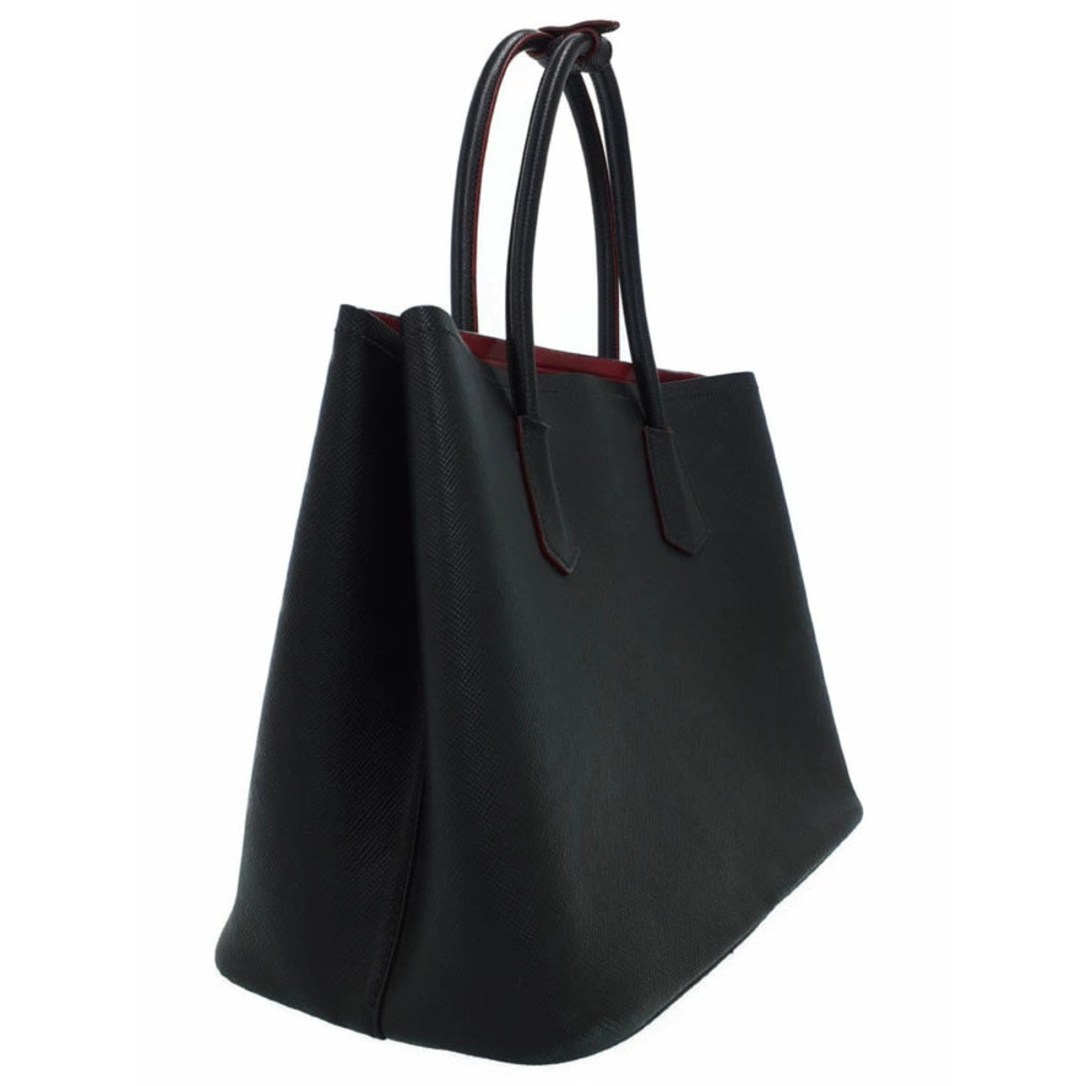 Prada Double Shoulder Bag black Saffiano leather - Picture 2 of 9
